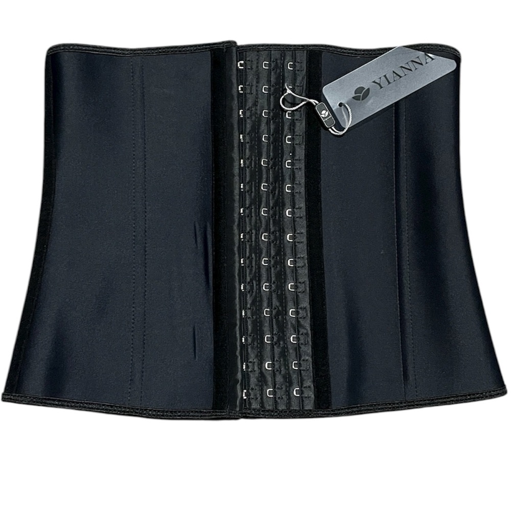 Yianna Waist Trainer Corset in Black S NWT